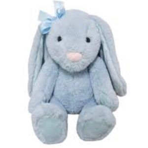 Blue Plush Bunny With Long Floppy Ears 12”